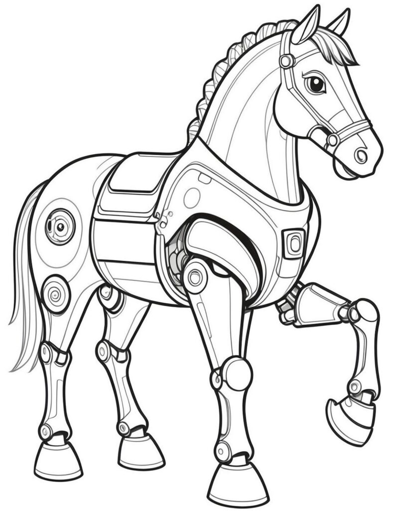 Horse Coloring Pages