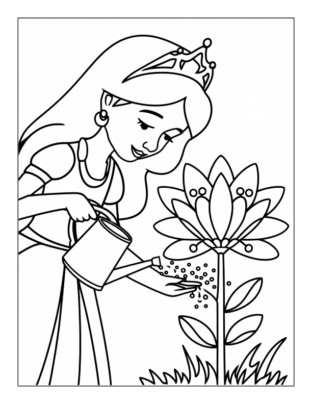 Princess Coloring Pages