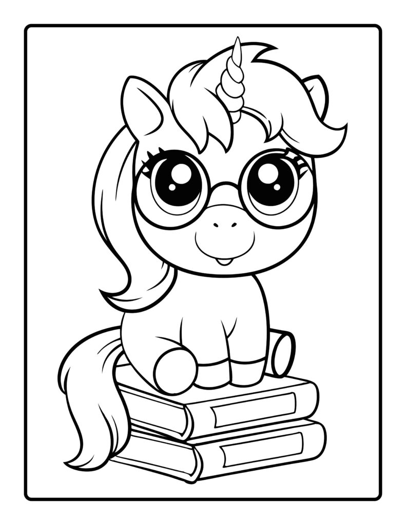 Unicorn Coloring Pages