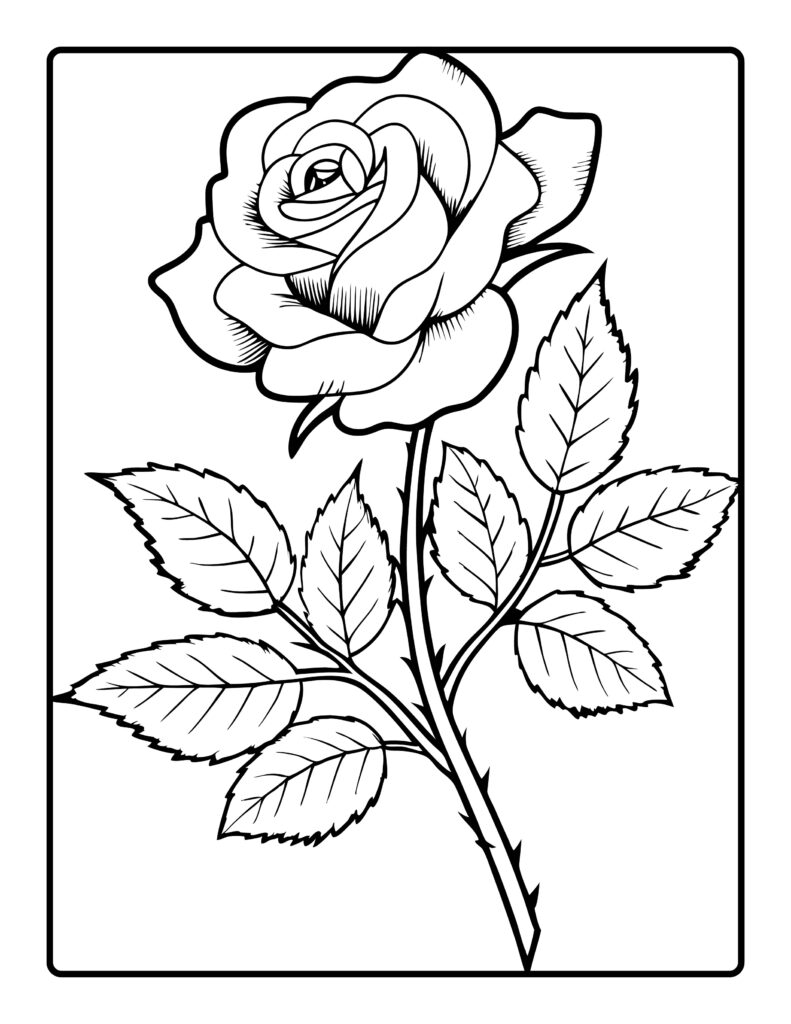 Flower Coloring Pages Printable