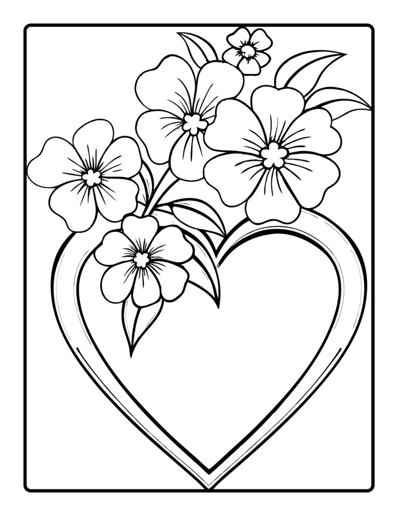 Flower Coloring Pages Printable