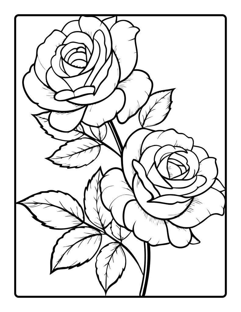 Flower Coloring Pages Printable