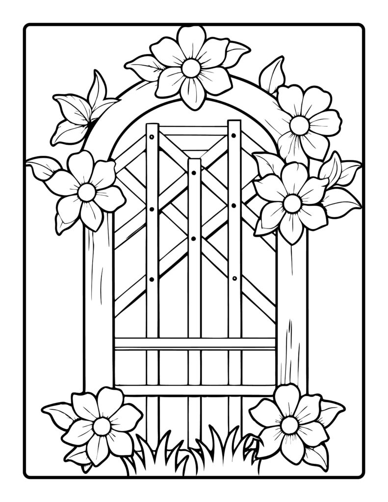 Flower Coloring Pages Printable