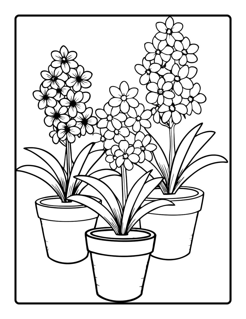 Flower Coloring Pages Printable
