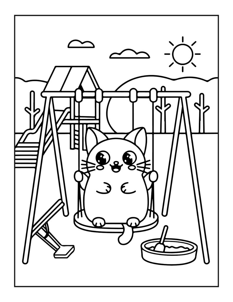 Cat Coloring Pages