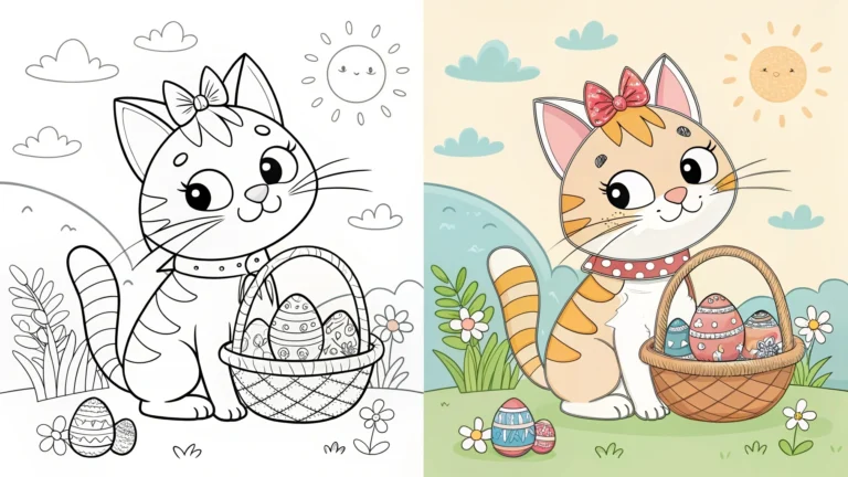 Cat Coloring Pages