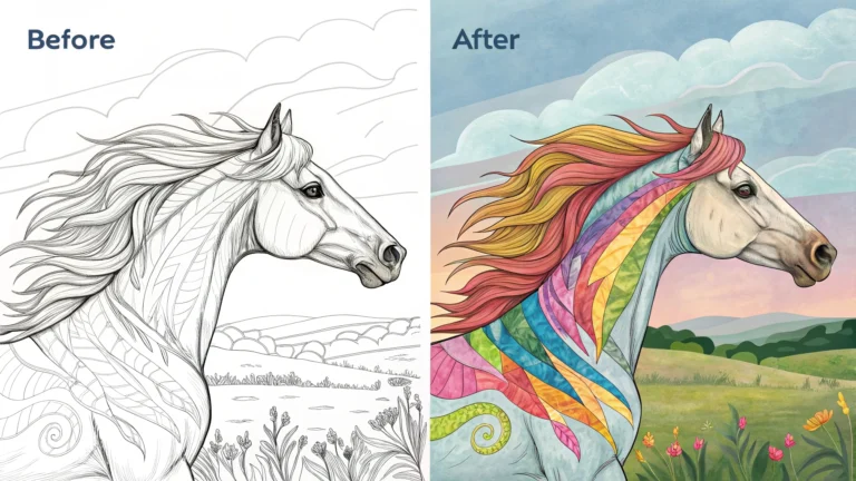 Horse Coloring Pages
