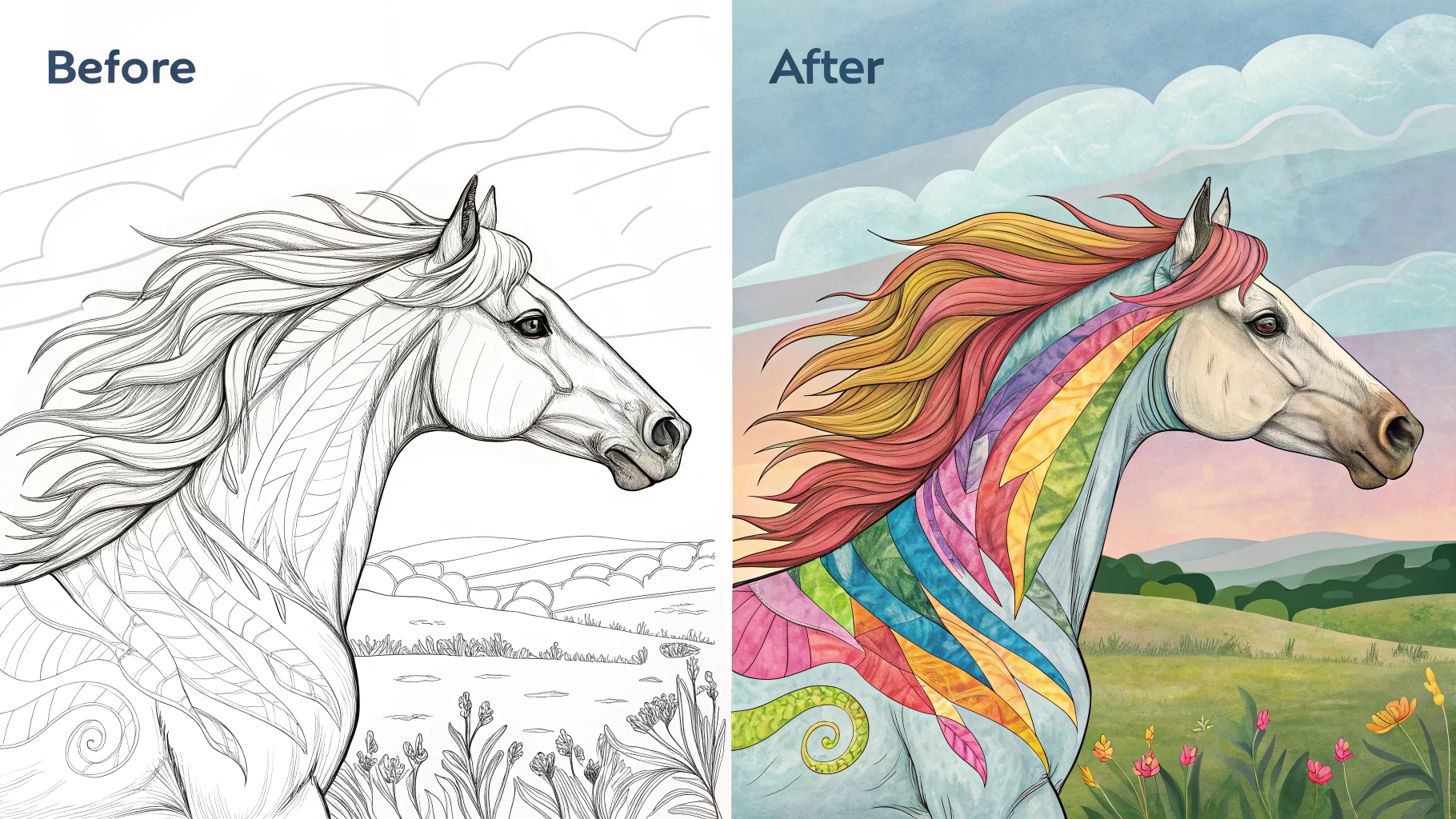 Horse Coloring Pages