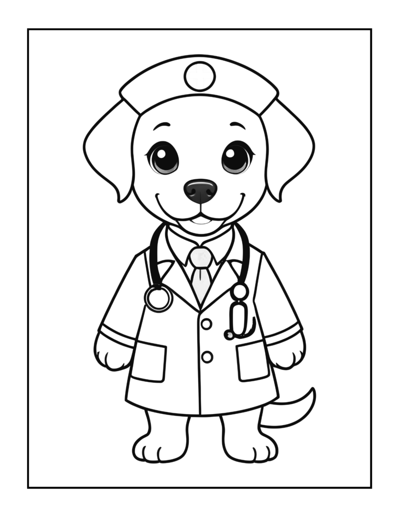 Dog Coloring Page