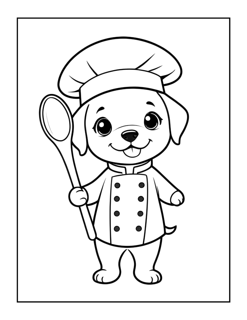 Dog Coloring Page