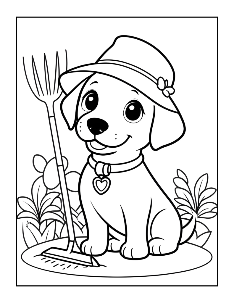 Dog Coloring Page