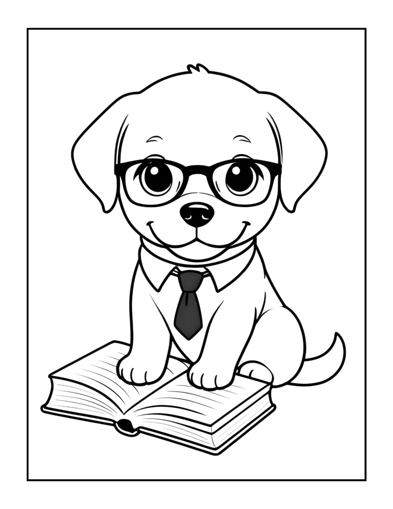 Dog Coloring Page