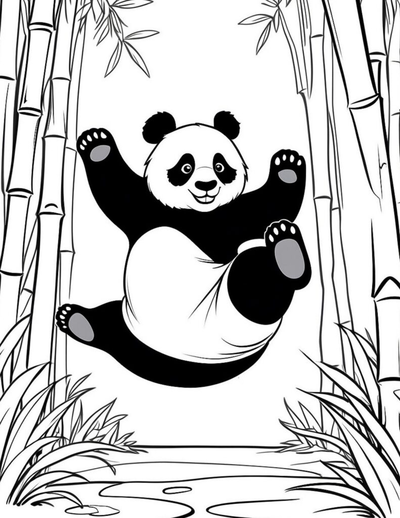 Panda Coloring Pages