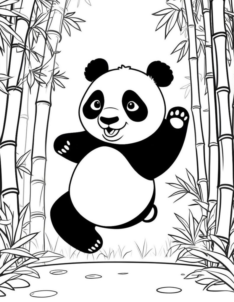 Panda Coloring Pages