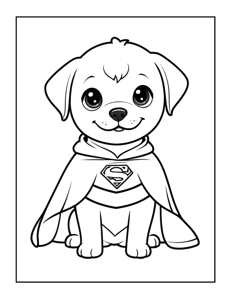 Dog Coloring Page