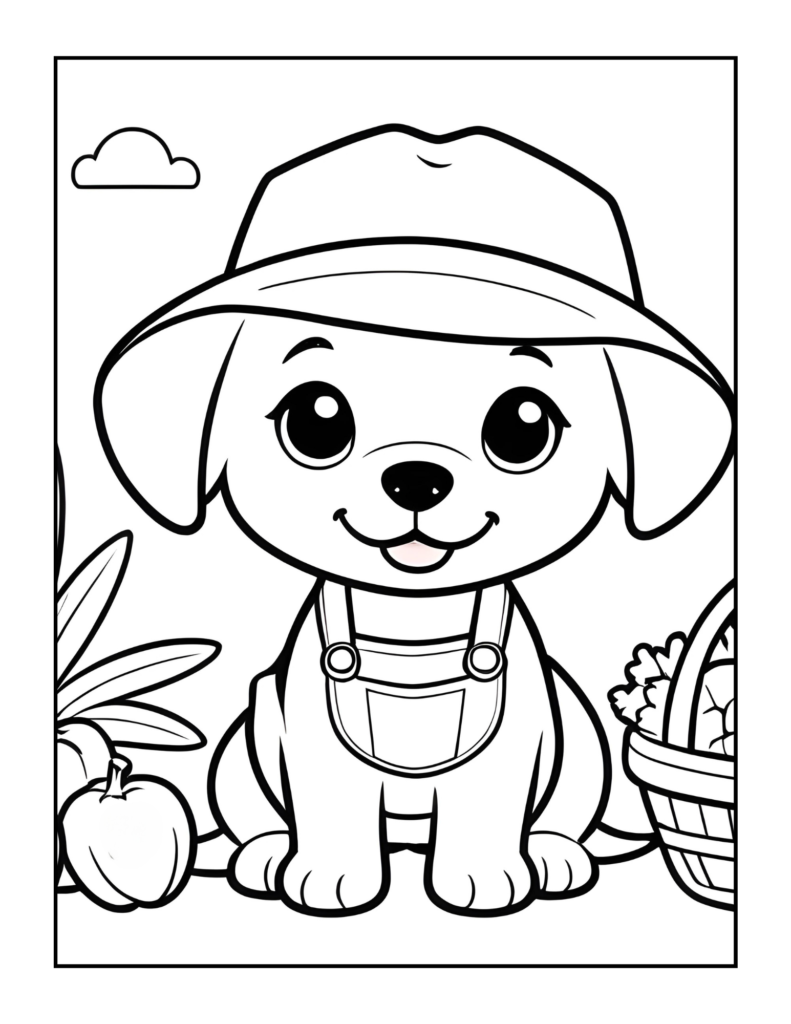 Dog Coloring Page