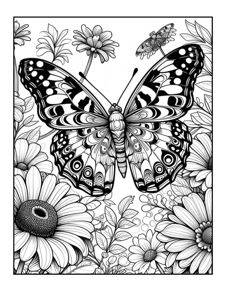 Butterfly Coloring Pages for Adults