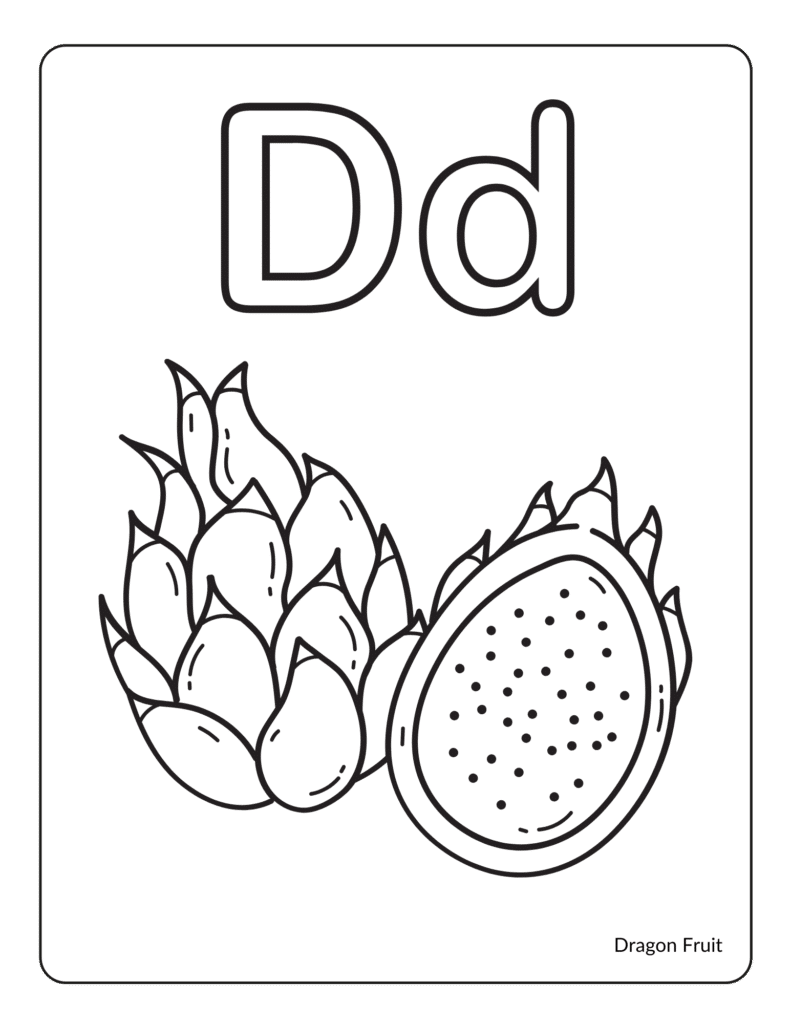 Fruit Coloring Pages