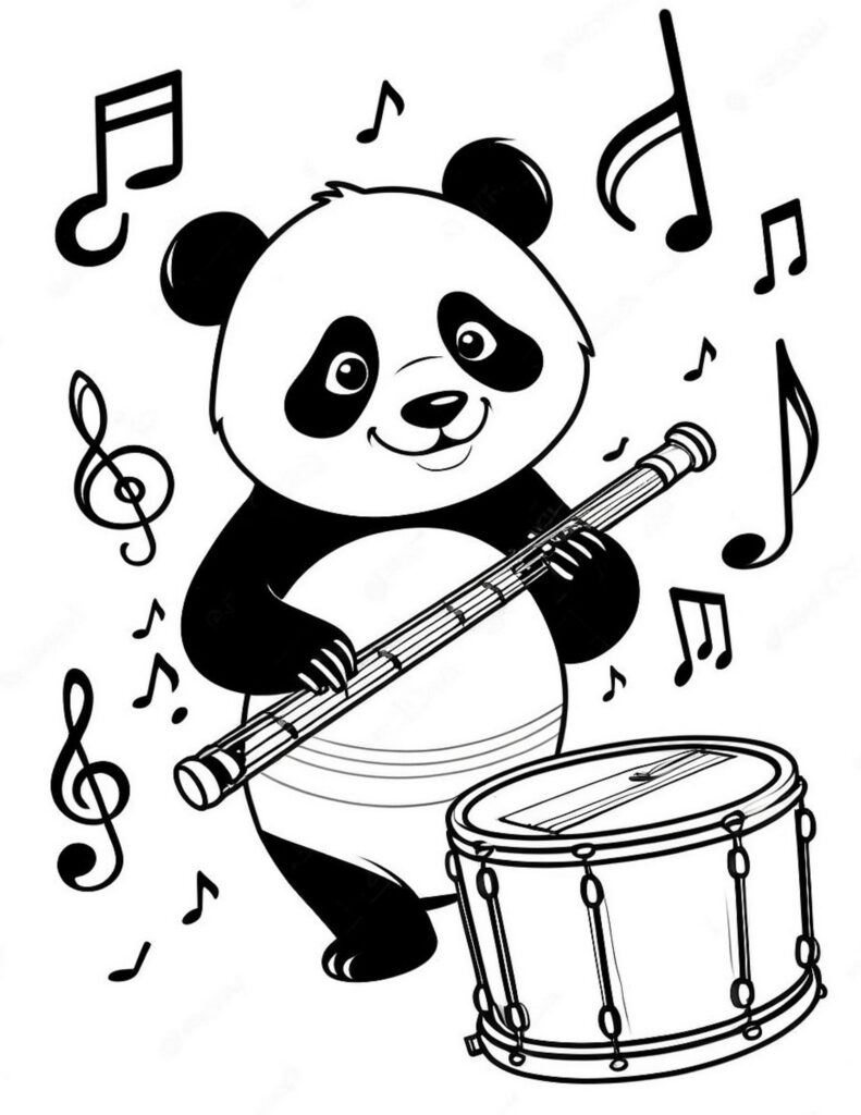 Panda Coloring Pages
