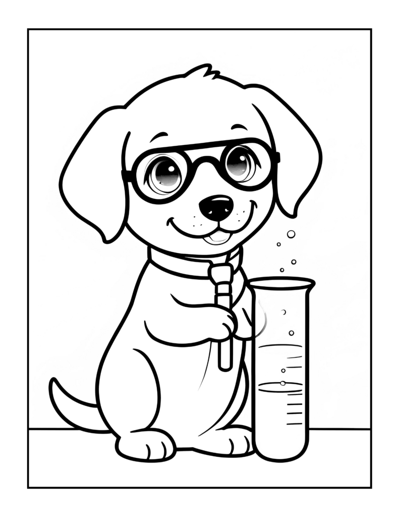 Dog Coloring Page