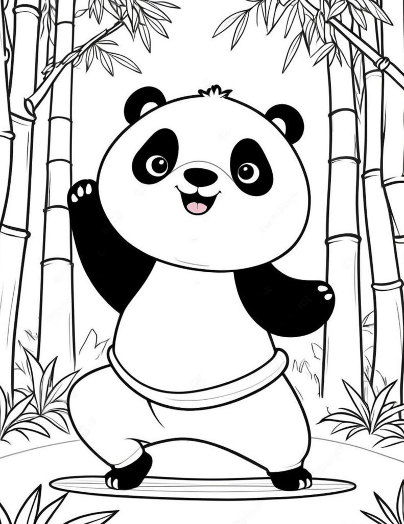 Panda Coloring Pages