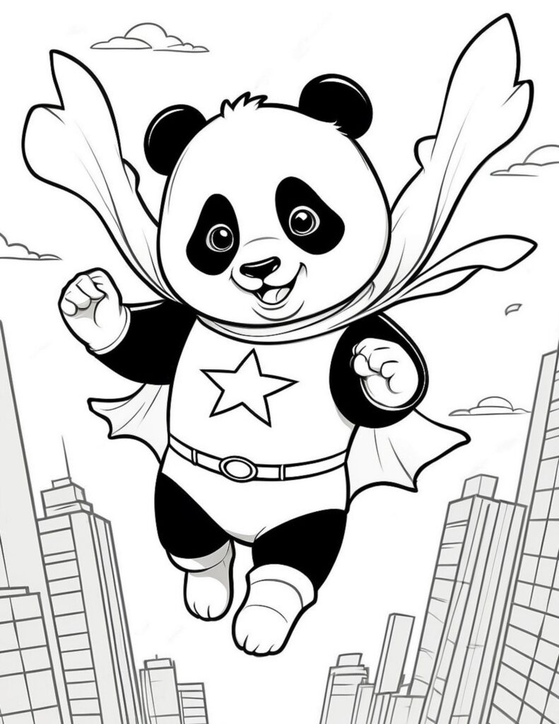 Panda Coloring Pages