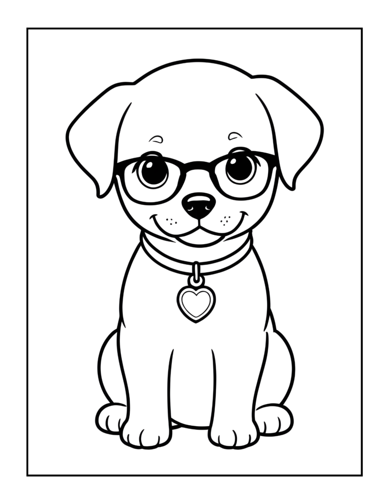 Dog Coloring Page