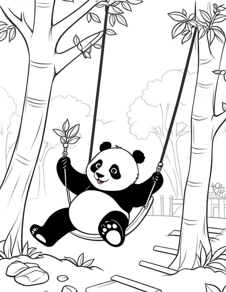 Panda Coloring Pages