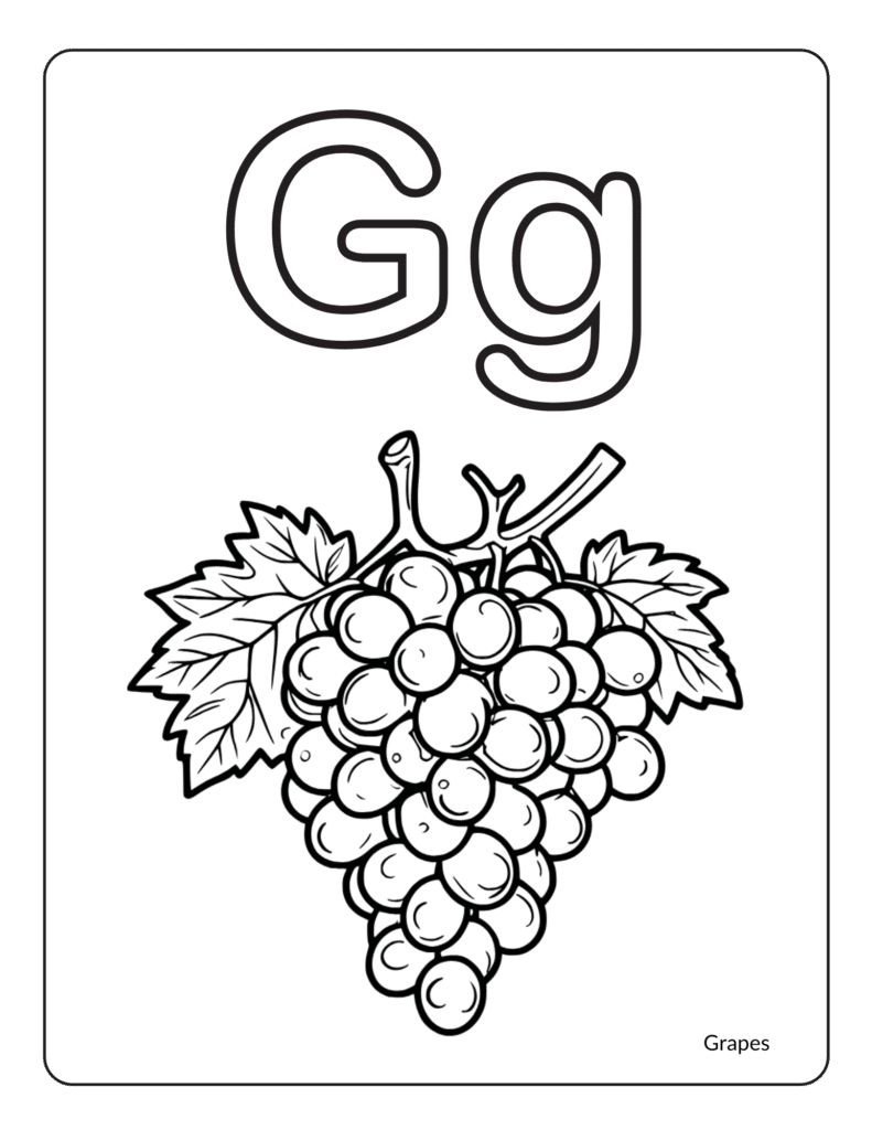 Fruit Coloring Pages