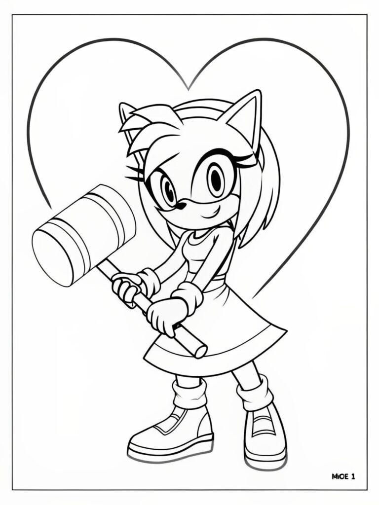 Sonic Coloring Pages