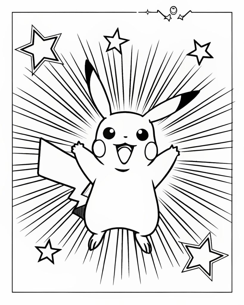 Easy Pikachu For Kids