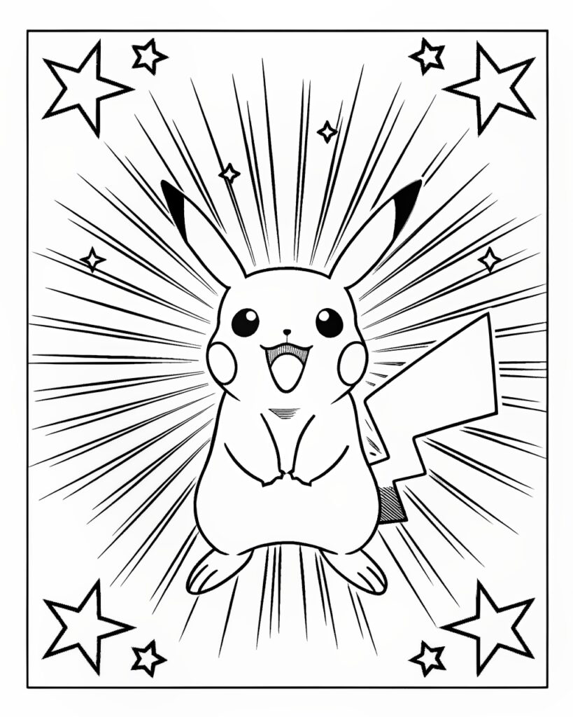 Easy Pikachu For Kids