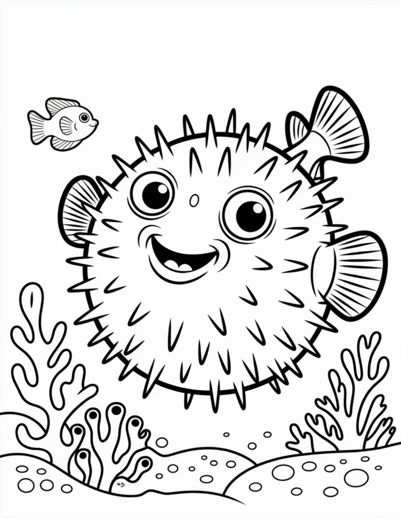 Ocean Animals Coloring Pages