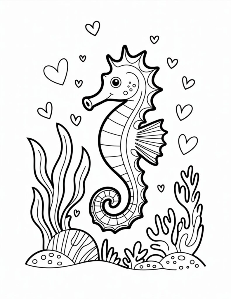 Ocean Animals Coloring Pages