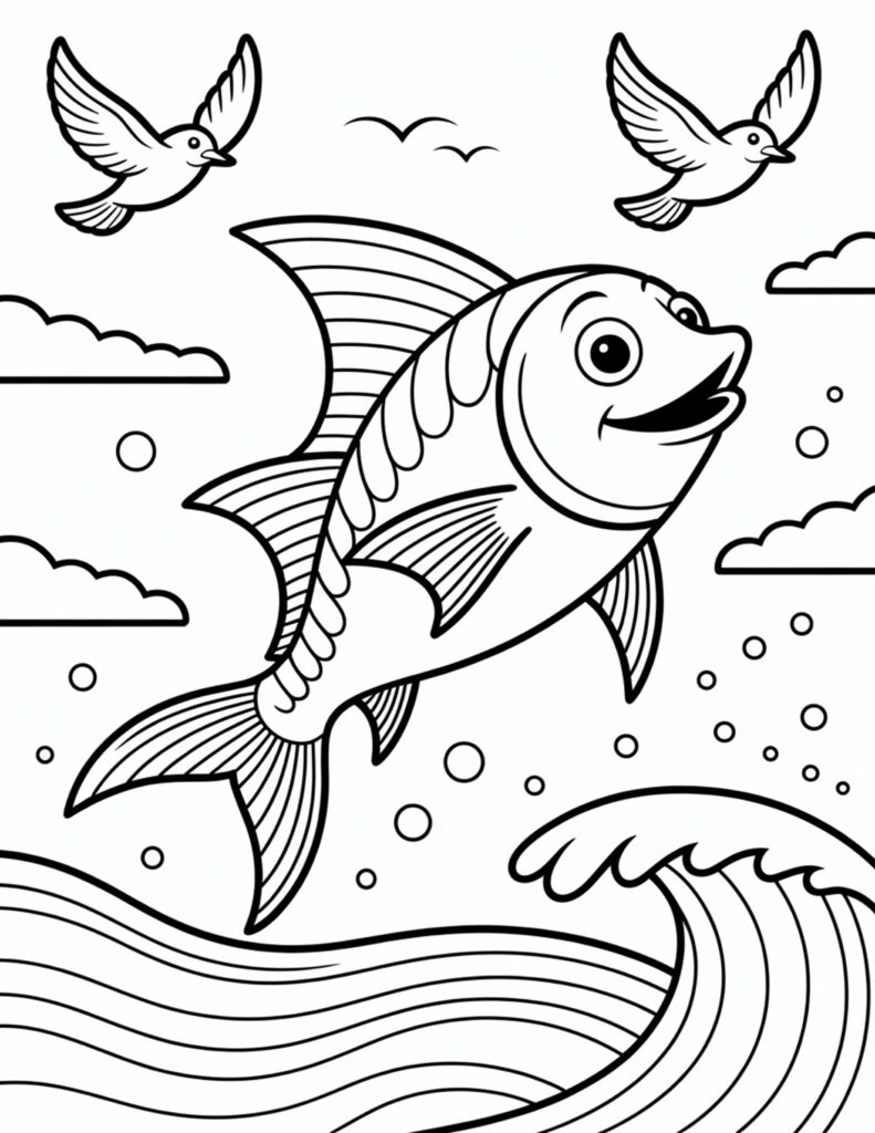 Ocean Animals Coloring Pages