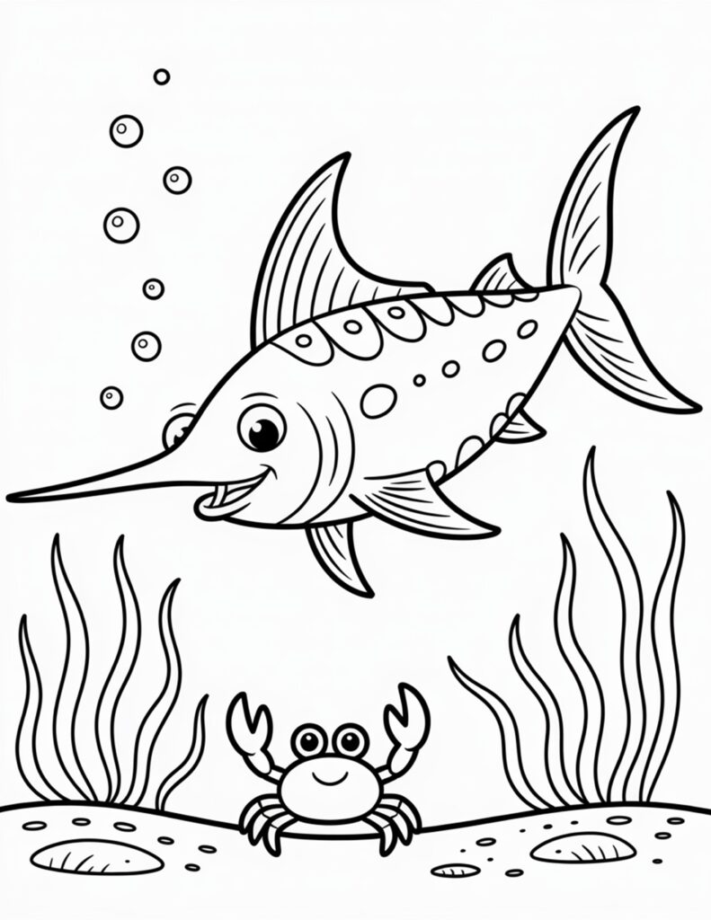 Ocean Animals Coloring Pages