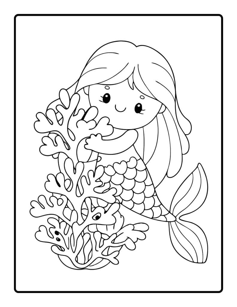 Mermaid Coloring Pages