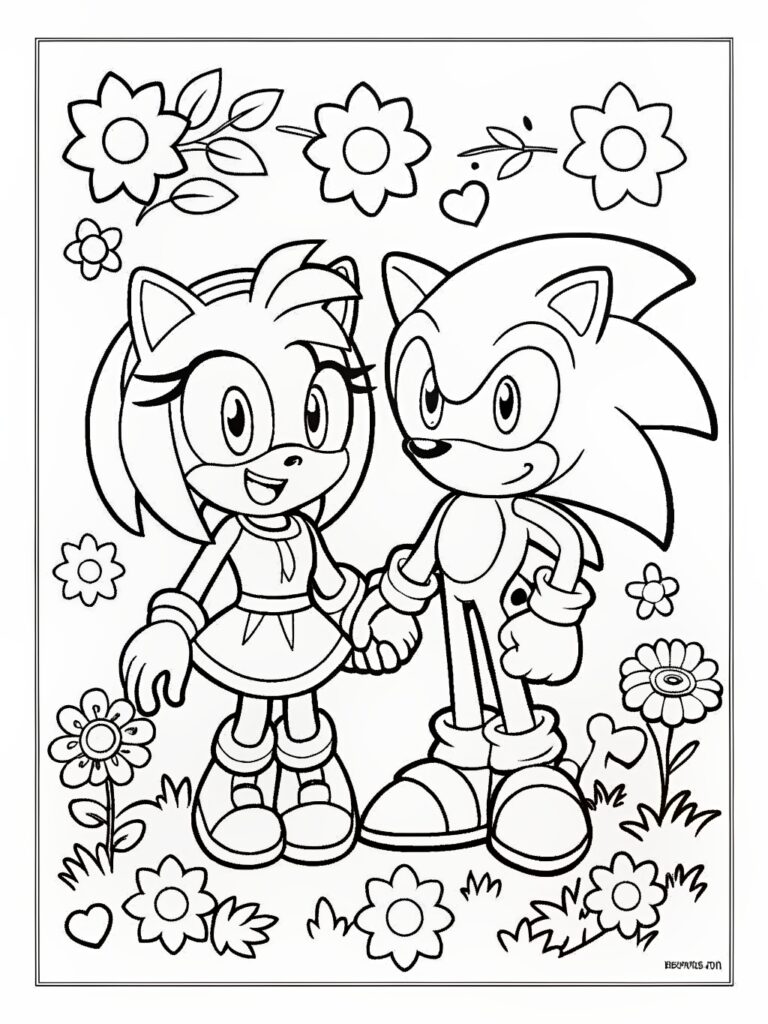Sonic Coloring Pages
