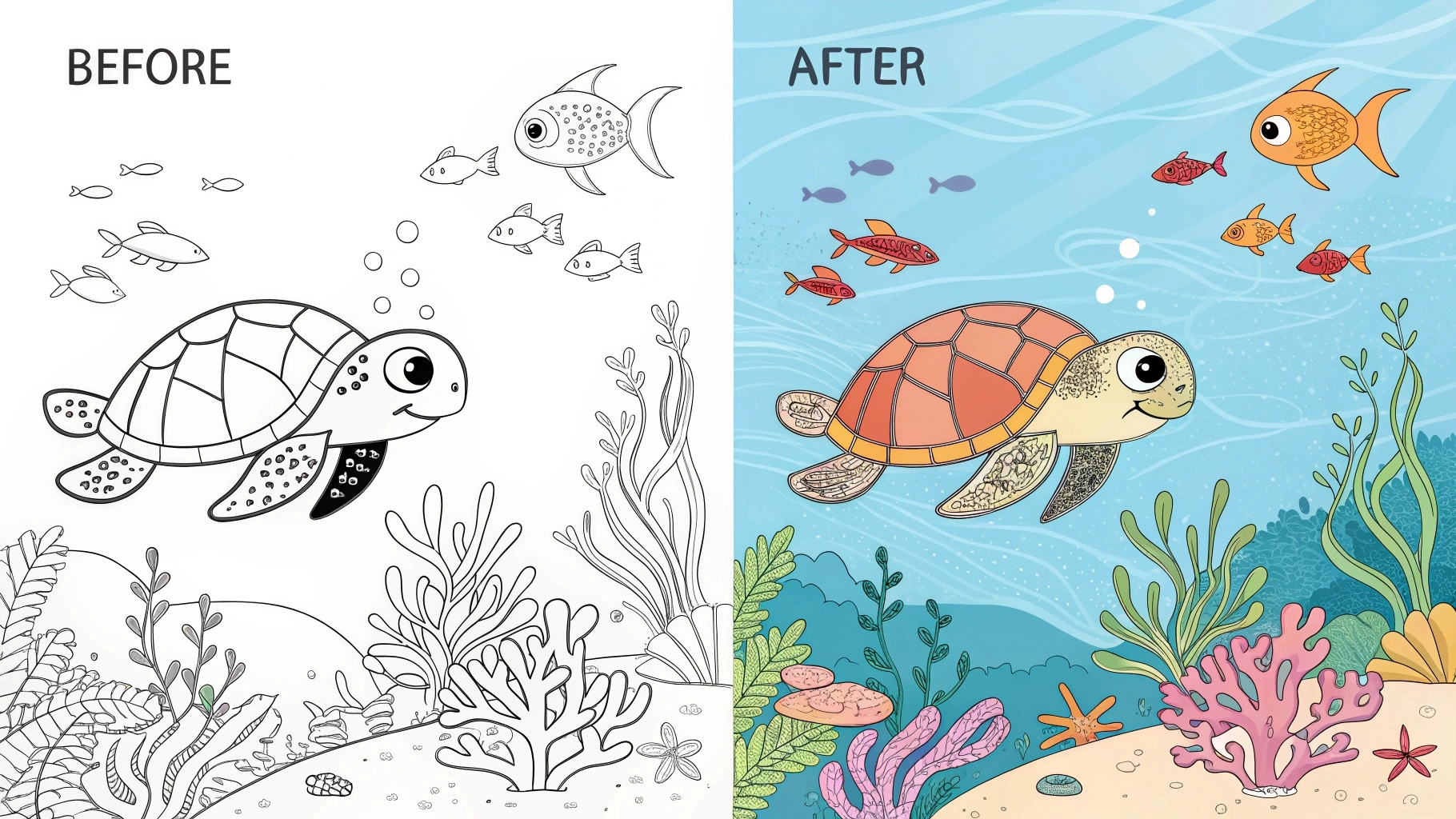 Ocean Animals Coloring Pages
