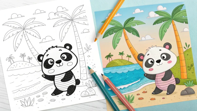 Panda Coloring Pages
