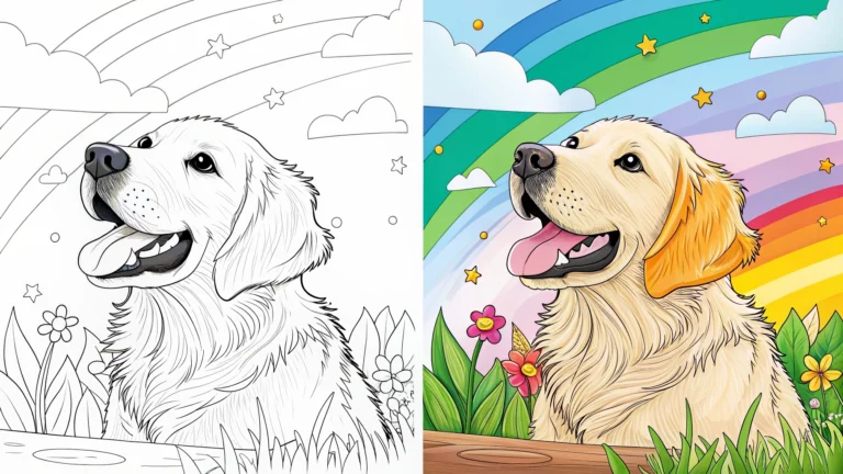 Dog Coloring Page