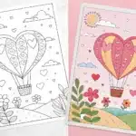 valentines day coloring pages