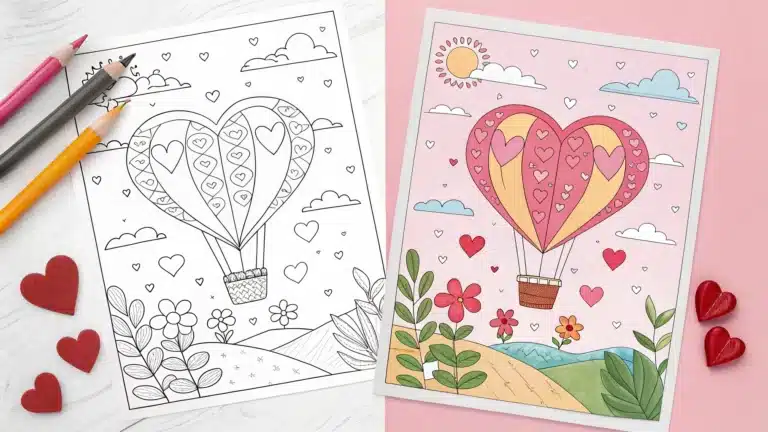 valentines day coloring pages