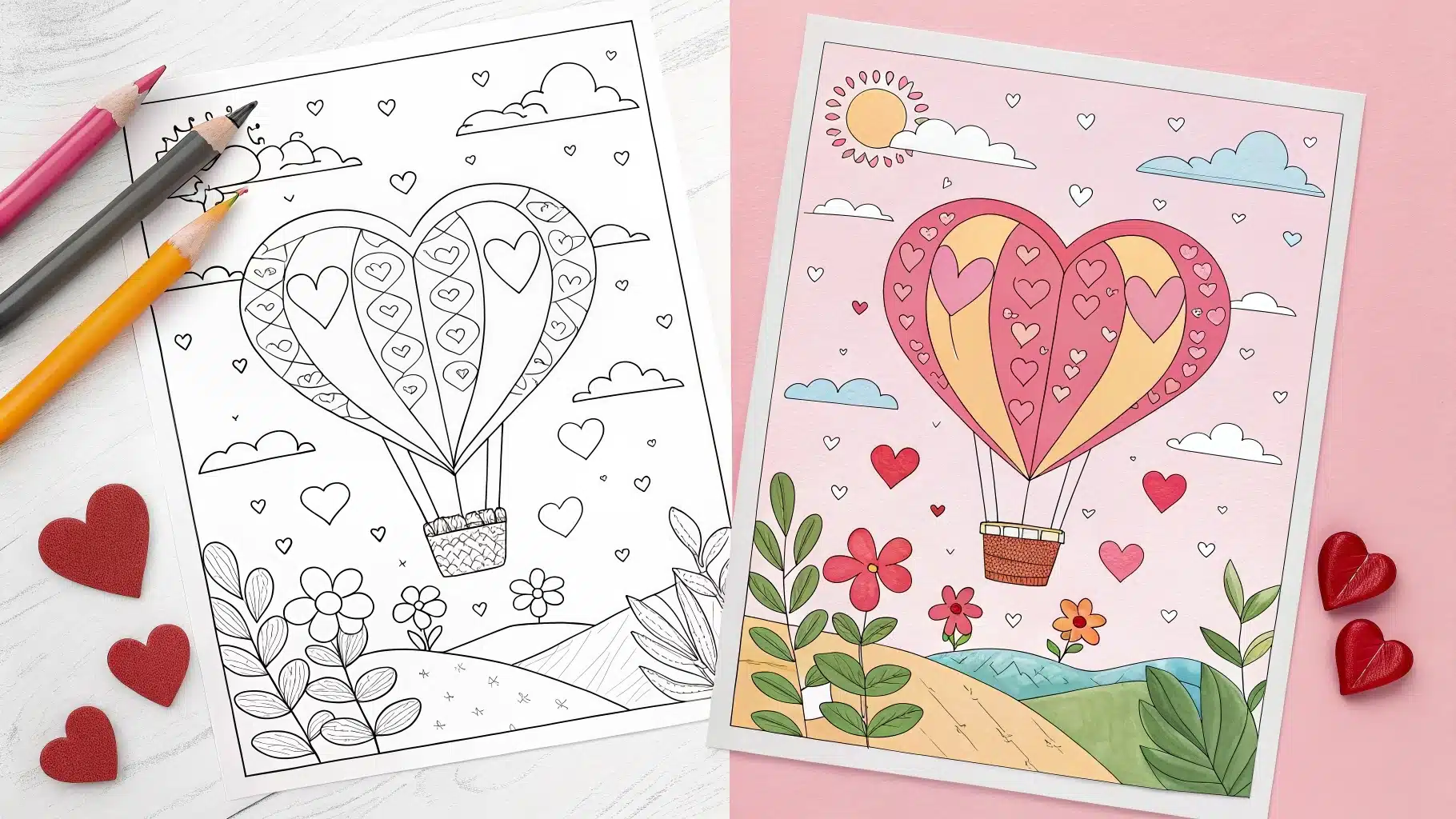 valentines day coloring pages