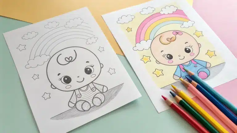 Baby Coloring Pages