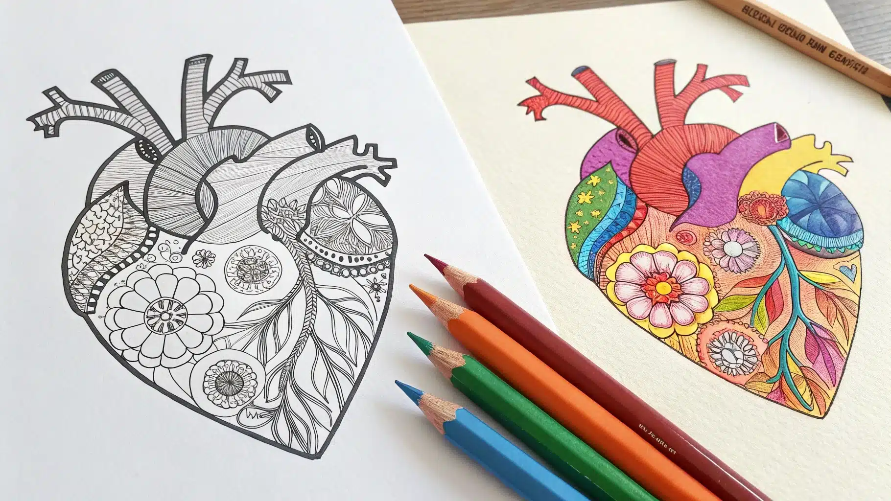 Heart Coloring Pages