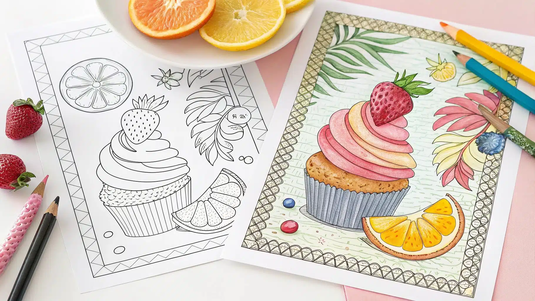 Food Coloring Pages