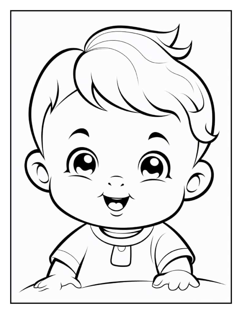 Baby Coloring Pages