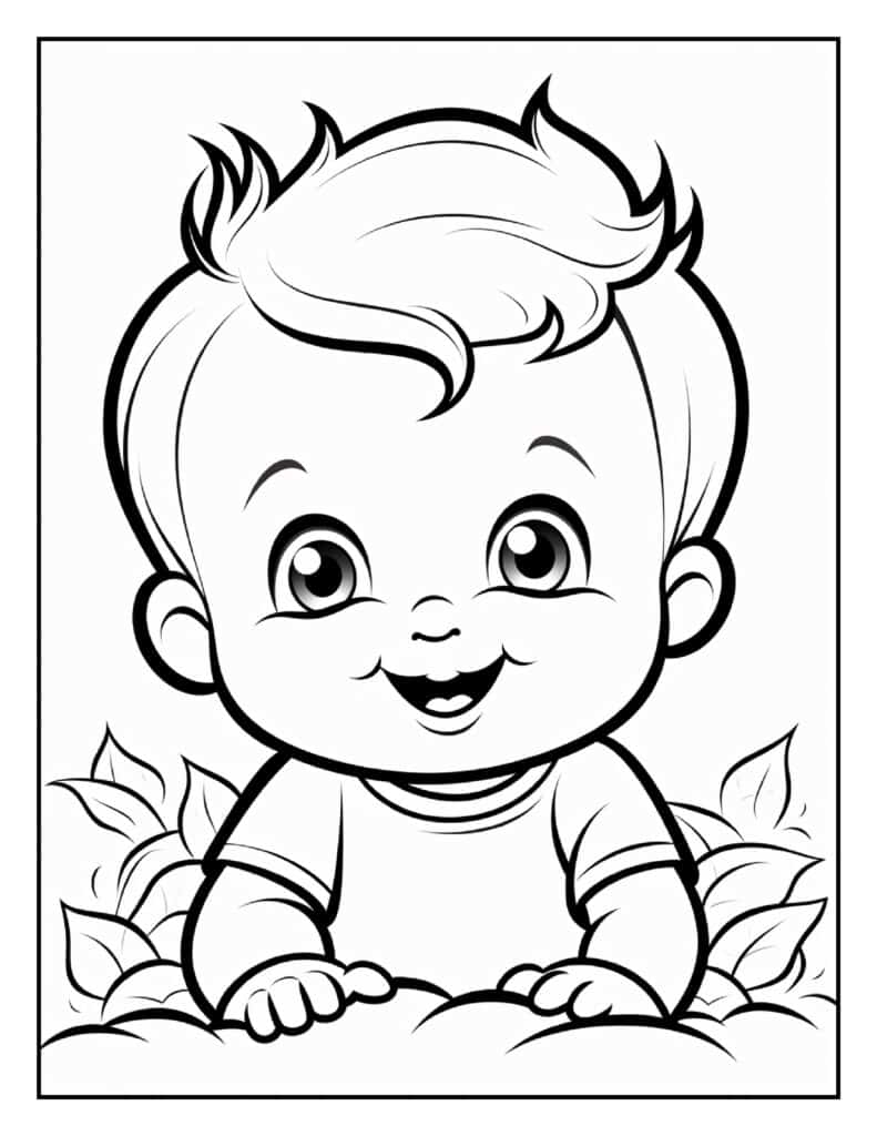 Baby Coloring Pages