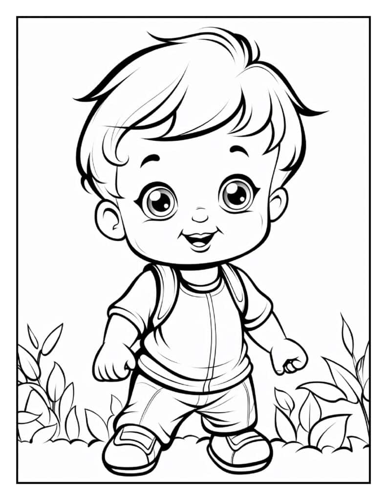 Baby Coloring Pages